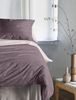 Irisette Mako-Satin Bettwäsche Set Wave-HK 8557 mauve 135 x 200 cm + 1 Kissenbezug 80x80 cm Bild 2