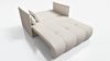 Wohnero24 Nessi 3 Schlafsofa 133x195 cm mit Schlaffunktion & Bettkasten – Creme Bild 5