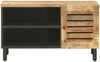 vidaXL Stauraumschränke Natur 80 x 33 x 46 cm Massivholz Mango 4018859 Bild 4