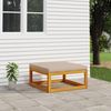 vidaXL Gartenhocker mit Kissen Taupe Massivholz Akazie 360006 Bild 1