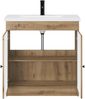 vidaXL Badezimmermöbel-Set Artisan-Eiche 56 x 37,5 x 81 cm 3404133 Bild 3