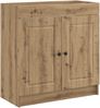 vidaXL Badezimmermöbel-Set Artisan-Eiche 56 x 37,5 x 81 cm 3404133 Bild 4