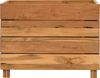 vidaXL Hochbeet 50x40x38 cm Teak Altholz und Stahl 47421 Bild 3