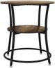 Couchtisch Quebec Antikholz 50 x 50 cm mit Ablage Vicco Bild 1