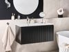 Wandmontierter Waschbeckenunterschrank mit Waschbecken TIETE Schwarz Bild 3