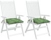 vidaXL Sitzkissen 2 Stk. Blattmuster 50x50x7 cm Stoff 361555 Bild 4