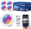 Aigostar LED Einbauleuchte Smart Decken Einbaulampe RGB+CCT Kompatibel mit Alexa Bluethooth Mesh, Ф100-110mm Bild 4