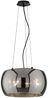 Fischer & Honsel 60857 Pendelleuchte Dima 40 sandschwarz Glas rauchfarben Bild 2