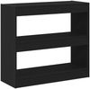 vidaXL Bücherregal 2 pcs Schwarz Eichen-Optik 80 x 30 x 72 cm 862720 Bild 2