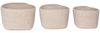 House Nordic Körbe, Baumwolle, beige, 3er Set Bild 2