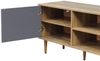 Lowboard Spanplatte, MDF Heveaholz Grau und Natur Bild 5