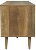 Lowboard Spanplatte, MDF Heveaholz Grau und Natur Bild 3