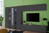 Wohnwand >Benevent< (7-teilig) in Anthrazit matt - 340x180x30 (BxHxT) Bild 3