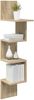 vidaXL Wandregal Wandhalterung Sonoma-Eiche 32 x 21 x 107 cm 8012134 Bild 3