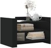 vidaXL Couchtisch Schwarz 80x50x50 cm Holzwerkstoff 848340 Bild 3