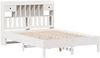 vidaXL Massivholzbett mit Regal ohne Matratze Weiß 140x190 cm Kiefer 3322922 Bild 3