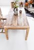 Kadima Design Rustikaler Mango-Holz Esstisch, 120 cm, Landhaus-Stil - Stilvoll mit Schnitzereien. 120x70x76 cm Bild 5