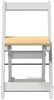 vidaXL Esszimmerstühle Klappbar 4 Stk. Corona Weiß Massivholz Kiefer 4013436 Bild 5