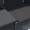vidaXL Gartensofa-set mit Kissen 7 pcs Schwarz Stahl 3378979 Bild 4
