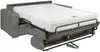 Vente-unique - CALITO Sofa Kunstleder Grau - B 223 cm94 cm x H 99 cm x L 174 cm Bild 3