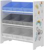 Kinderregal Boiro 60x62x30 cm Koala-Motiv [en. casa] Bild 2