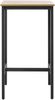 Bartisch >CESURA< in Eiche-Dekor, schwarz - 60x105x60 (BxHxT) Bild 2