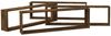 vidaXL Wandregale 4 Stk. Räuchereiche 100x15x30 cm Holzwerkstoff 815907 Bild 4