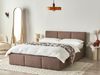 Bett mit Stauraum Bouclé BOUSSE 140 x 200 cm Taupe Bild 3