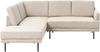 Ecksofa 4-Sitzer BREDA Cord Beige rechtsseitig Bild 4