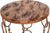 Beistelltisch JASON 3er Set - Mangoholz Gold 44x36x36cm | Couchtisch Sofatisch Abstelltisch Bild 2