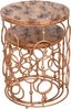 Beistelltisch JASON 3er Set - Mangoholz Gold 44x36x36cm | Couchtisch Sofatisch Abstelltisch Bild 3