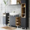 Vicco 'Aquis' Hochschrank, Spanplatte, 30 x 200 x 30 cm, Anthrazit Bild 5