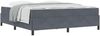 vidaXL Bettrahmen mit Matratze Dunkelgrau 180 x 200 cm Stoff 3399079 Bild 2