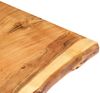 Tischplatte Massivholz Akazie, 100 x (50-60) x 2,5 cm Bild 3