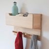 Ehrenkind Wandgarderobe für Kinder, Kindergarderobe (Garderobe Kinder, Garderobe für Kinderzimmer, Kinder Garderobe), aus massivem und nachhaltigem Holz - nach Montessori Bild 4