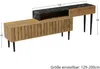 Lowboard Breite 130-220 cm, längenverstellbar, TV-Schrank, Fernsehtisch, Fernsehschrank für Wohnzimmer, stehend Bild 5