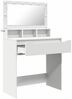 vidaXL Schlafzimmer-Frisiertische mit Speicher Weiß 80 x 39,6 x 135 cm 888967 Bild 5