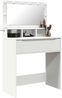 vidaXL Schlafzimmer-Frisiertische mit Speicher Weiß 80 x 39,6 x 135 cm 888967 Bild 3