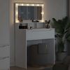 vidaXL Schlafzimmer-Frisiertische mit Speicher Weiß 80 x 39,6 x 135 cm 888967 Bild 4