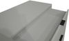 Nachtkommode >Bonnie< in kreidegrau matt lack - 51x60x45cm (BxHxT) Bild 3