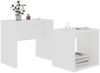 vidaXL Couchtisch-Set Weiß 48x30x45 cm Holzwerkstoff 802885 Bild 3