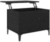 vidaXL Couchtisch Schwarz Eichen-Optik 60 x 44,5 x 45 cm Holzwerkstoff 881173 Bild 5