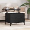 vidaXL Couchtisch Schwarz Eichen-Optik 60 x 44,5 x 45 cm Holzwerkstoff 881173 Bild 4
