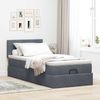 vidaXL Ottoman-Bett mit Matratze & LEDs Dunkelgrau 80x200 cm Samt 3312513 Bild 4