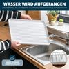 eluno Abtropfgestell mit Besteckhalter aus Metall und Kunststoff in Weiß, ca. 43 x 15,5 x 32 cm Bild 5