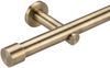 Deco-Raum® Gardinenstange 25mm 1-läufig Kappe | Länge: 170cm | Material: Metall | Farbe: Schwarz Bild 3