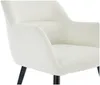 Vente-unique - HEKA Stuhl Stoff Weiß - B 61 cm x H 78 cm x L 59,5 cm Bild 5