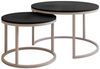 yourhouse24 Couchtisch Runder Inez 2in1, 50 & 70 cm, Kaschmir & mattes Tischblatt (Set 2 in 1), Tisch mit matter Tischplatte Bild 2