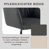 OTTO home Freischwinger Elba (Set, 2 St), gemütlicher Stuhl / Sessel, 180 Grad drehbar, Auto Return, Webstoff Bild 4