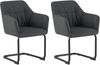 OTTO home Freischwinger Elba (Set, 2 St), gemütlicher Stuhl / Sessel, 180 Grad drehbar, Auto Return, Webstoff Bild 2
